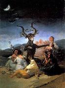 Francisco de goya y Lucientes Witches- Sabbath oil